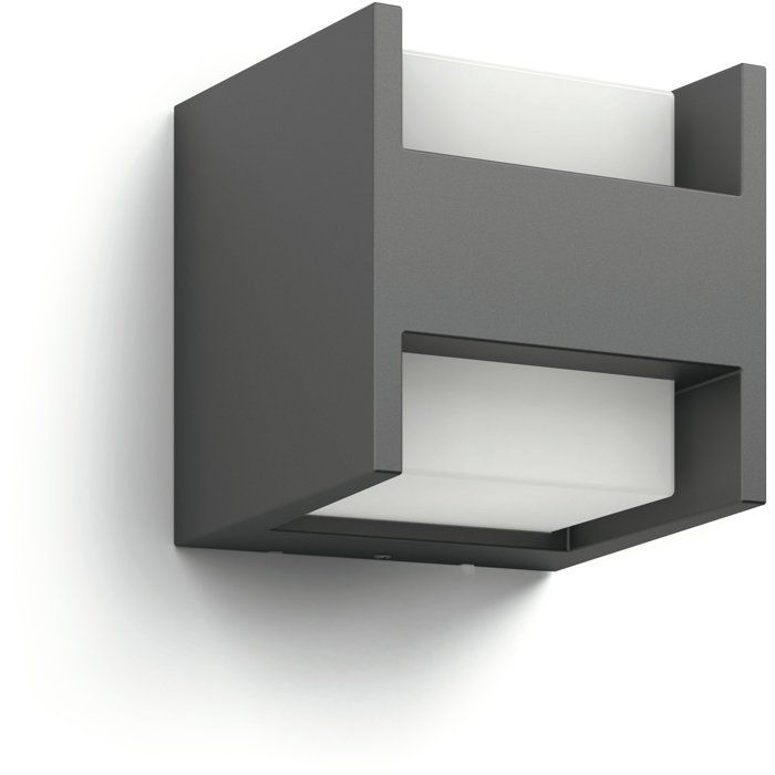 PHILIPS Arbor outdoor wall lamp 2x4,5W 230V - Anthracite