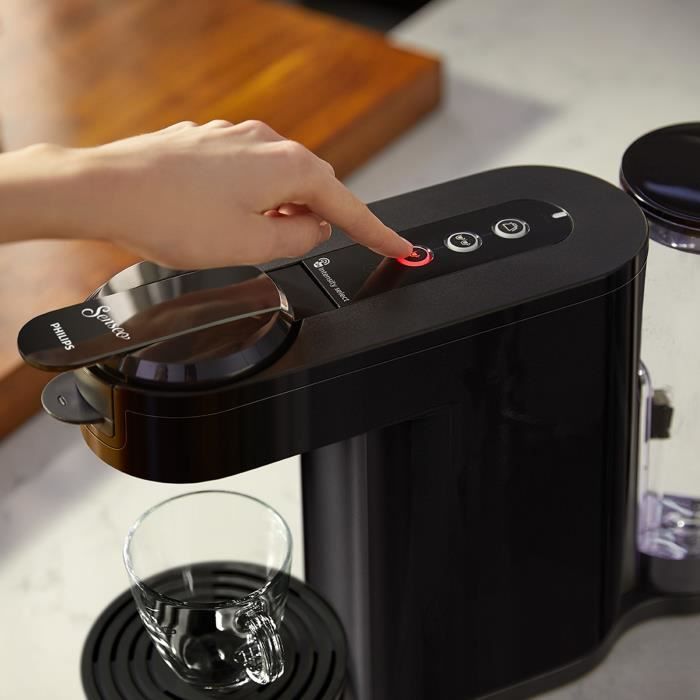 Pod coffee machine - PHILIPS - SENSEO SWITCH HD6592/65 - Intense black
