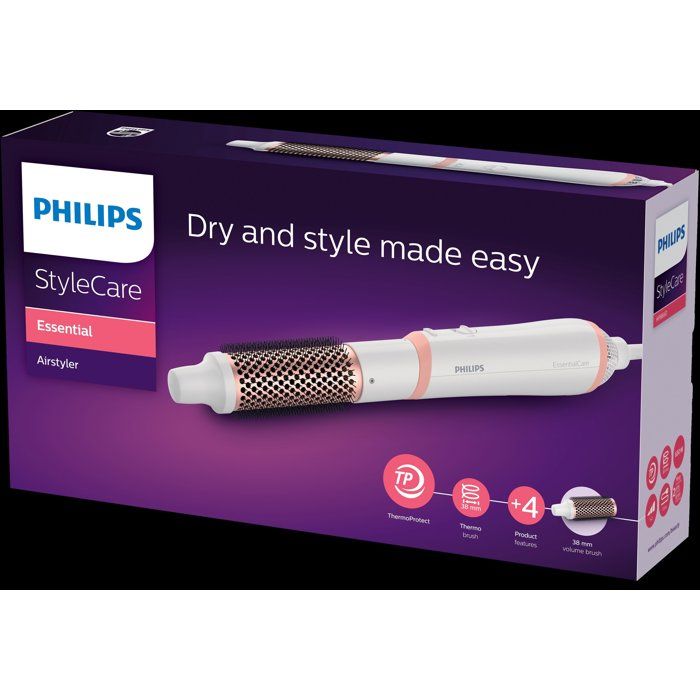Brosse soufflante - PHILIPS - HP8660/40 - Essential - 650 W - ThermoProtect