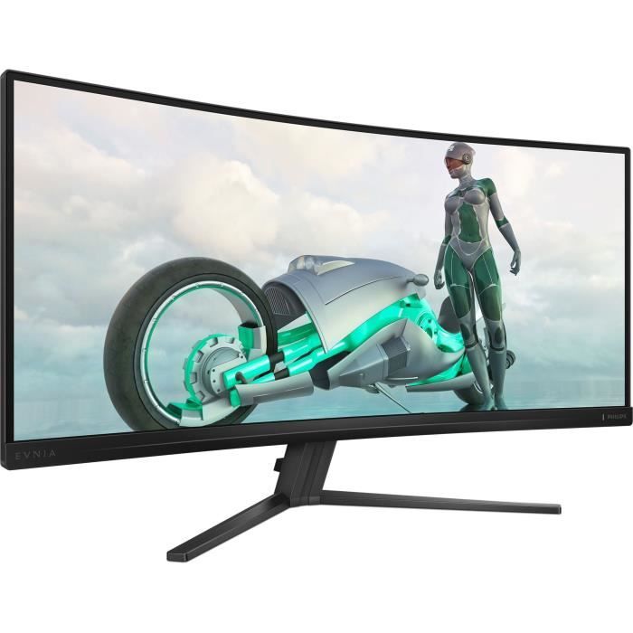PC Monitor - PHILIPS - Evnia 34M2C3500L - 34 WQHD - Curved Panel - 180Hz - 0.5ms - HDR - HDMI/DP - Black
