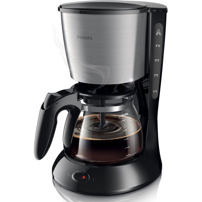 Filter coffee maker PHILIPS Daily HD7462 / 20 - Black and stainless steel