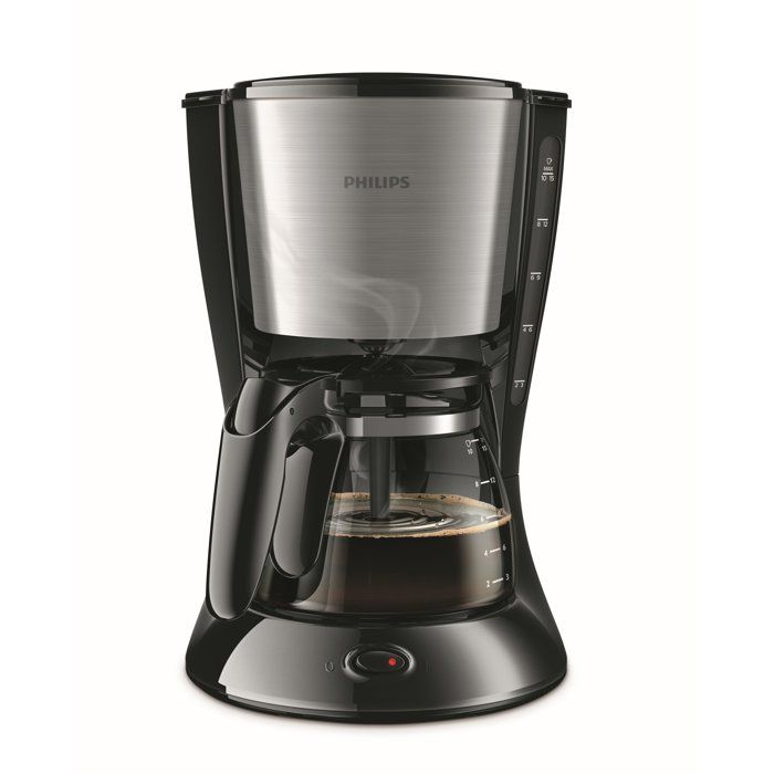 Filter coffee maker PHILIPS Daily HD7462 / 20 - Black and stainless steel