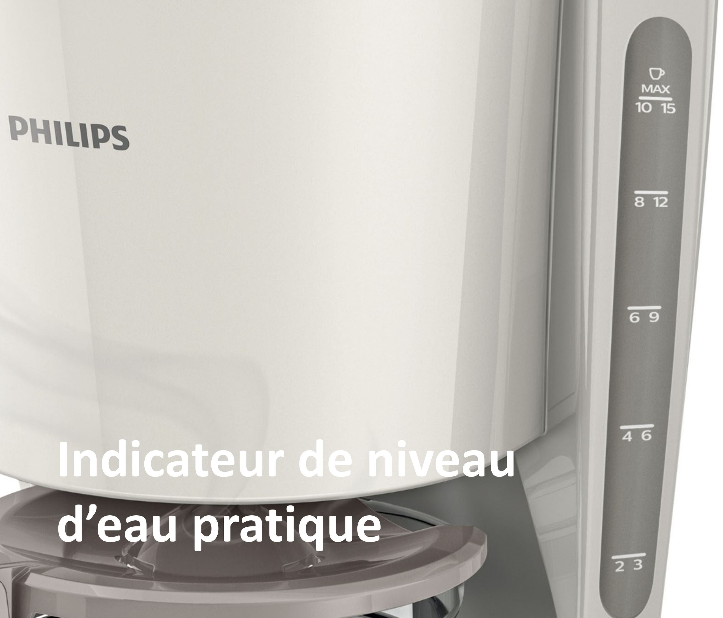 Filter coffee maker PHILIPS Daily HD7461 / 00 - Beige