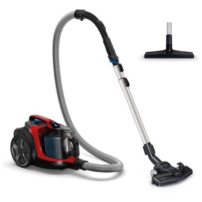 Philips FC9729/09 Powerpro PowerPro Expert Bag Without Bag - 650W - 76 DB - A - Red