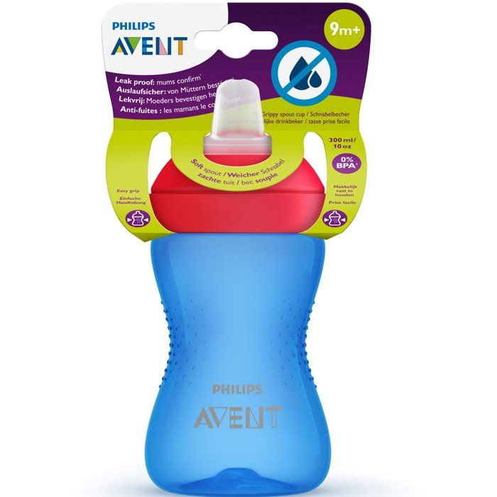 Philips Avent SCF802 / 01 Soft spout mug - 300ml - 9 months + - Boy Easy to assemble and clean