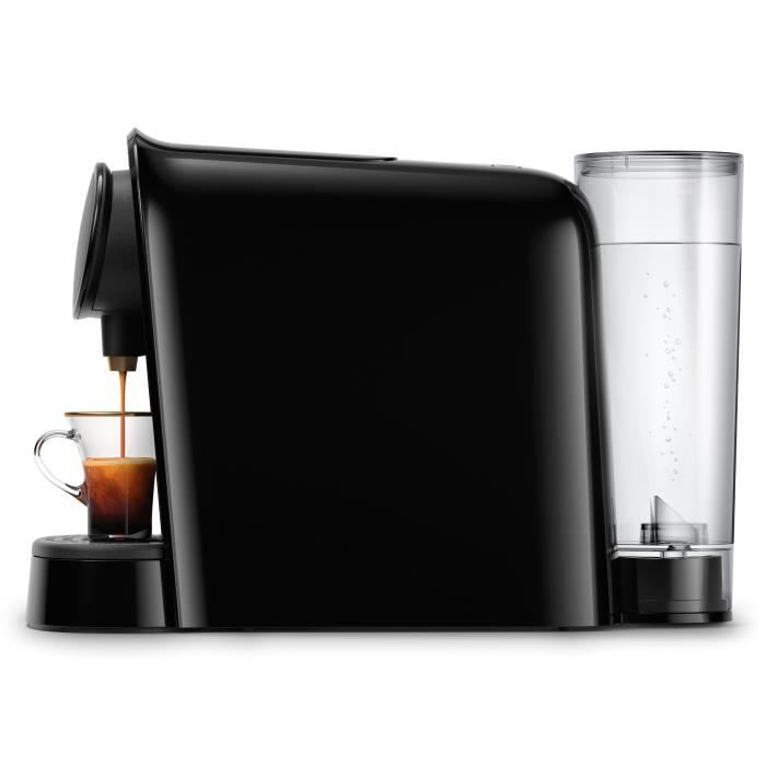 Coffee machine with double espresso capsules philips l'or barista lm8012/60 - black piano