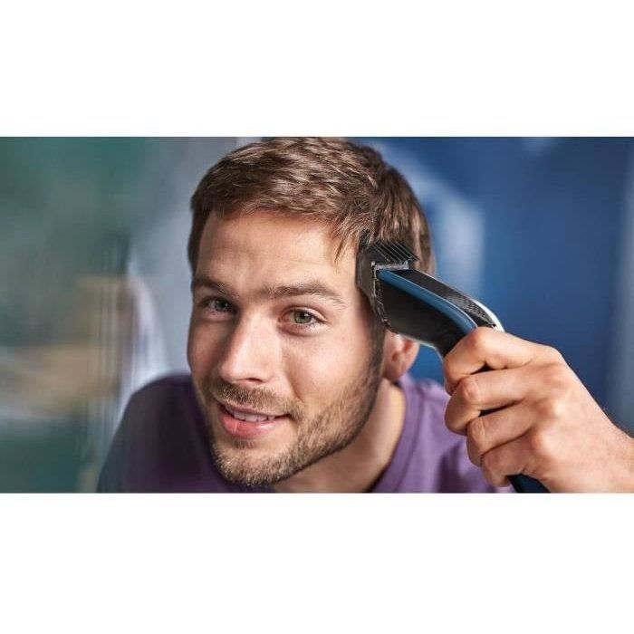 PHILIPS Hair & Beard Trimmer Series 5000 HC5612/15, 3 combs (2 hair + 1 beard), DualCut technology