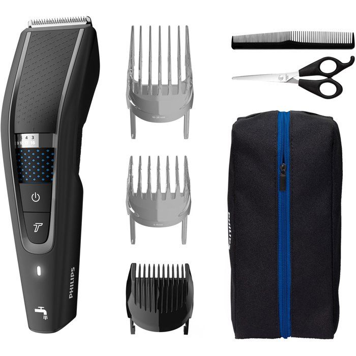 Hair Clipper - PHILIPS - HC5632/15 - 28 cutting lengths - 3 comb attachments - 90-minute battery life