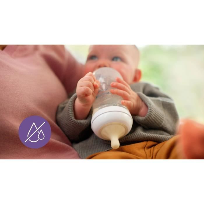 Newborn Kit - PHILIPS AVENT - Natural 3.0 - 2 125ml Bottles + 2 260ml Bottles + Ultra Soft Pacifier 0-6M + Bottle Brush