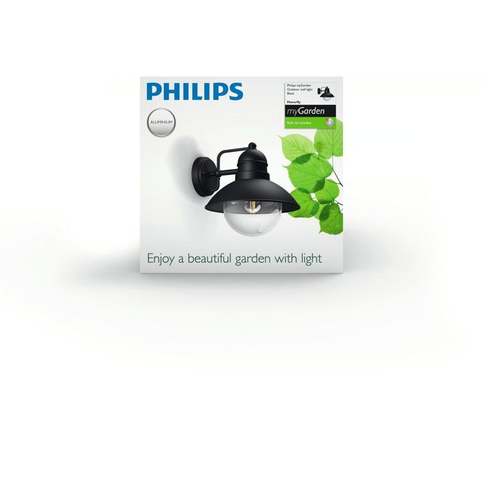 Wall Sconce - PHILIPS - Hoverfly - Black - IP44