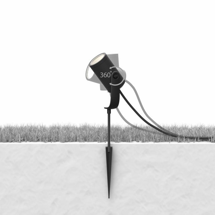 PHILIPS Kit of 3 connected spots HW & CA Lily 8W - Anthracite