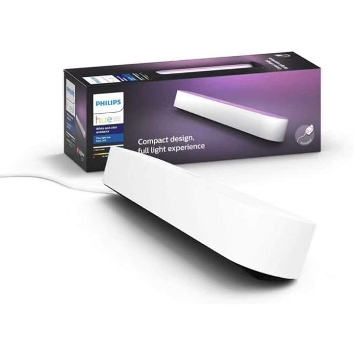 Philips Hue Play White & Color Ambiance, Basic Kit X 1, White, works with Alexa, Google Assistant and Apple Homekit