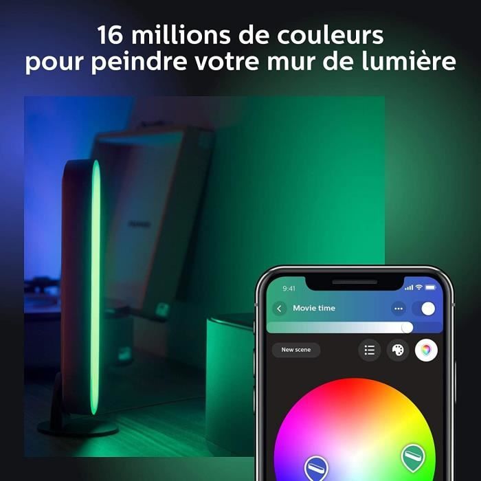 Philips Hue Play White & Color Ambiance, Basic Kit X 1, White, works with Alexa, Google Assistant and Apple Homekit