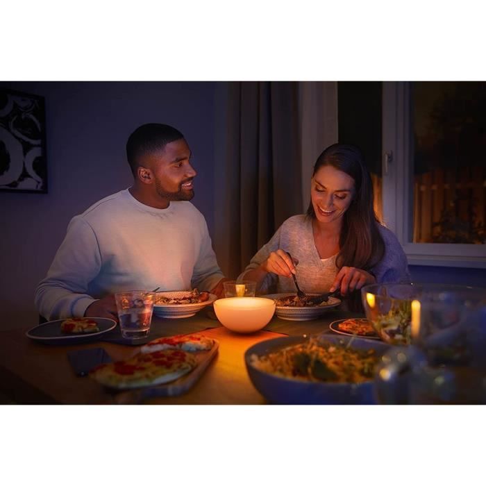 Philips Hue Go Lampe connected portable White and Color Compatible Bluetooth, works with Alexa, Google and Apple Homekit