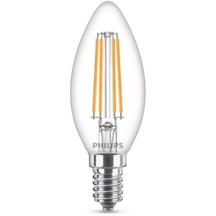 Philips Led Equivalent 60W E14 Warm Warm Non -Dimmable, Glass