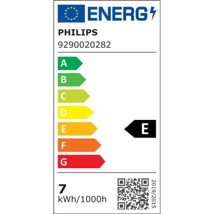Philips Non -Dimmable LED bulb - E14 - 60W - Hot white