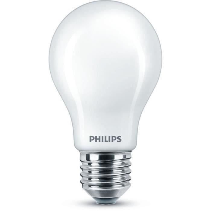 Standard Led Philips Non -Dimmable - E27 - 60W - Cold white