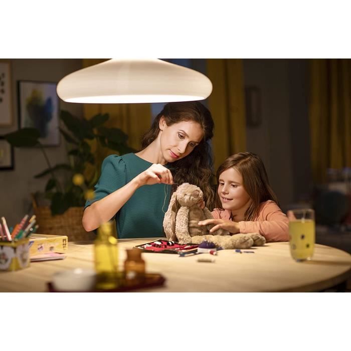 Philips LED Classic 60W Standard E27 Warm White Non -Dimmable Lot of 2