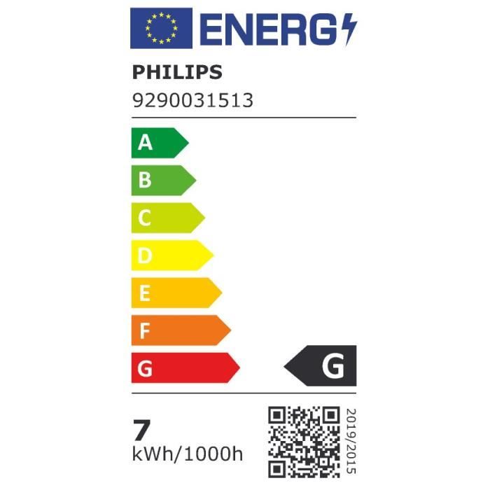 Philips Hue White and Color Ambiance, Ellipse E27 connected LED bulb, Bluetooth compatible