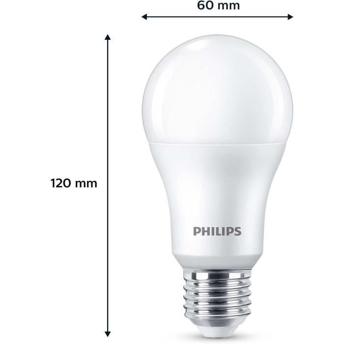 LED Bulb - PHILIPS - 100 W - A67 E27 - Cool White - Non-Dimmable x 3