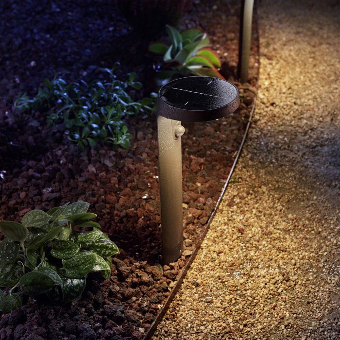 PHILIPS TYLA solar charging station, energy class A, motion detector, up to 250 lm, IP44 - Anthracite