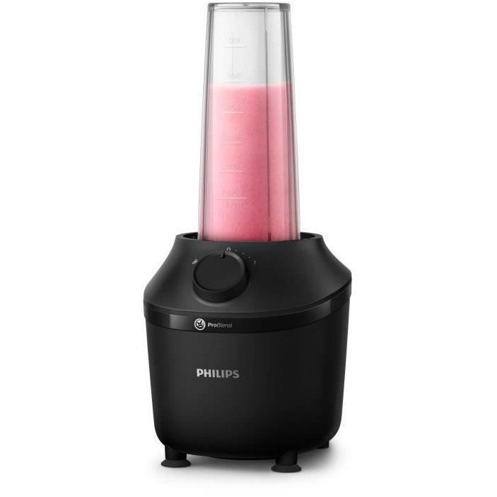 Philips Blender Daily HR2041/41, 450W, 4 blades problem 4, 1.9l plastic bowl, gourd, 1 speed + pulse, black