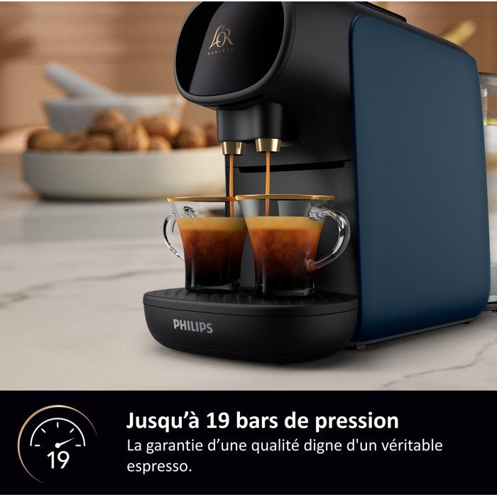 Double espresso coffee machine Philips l'Or Barista LM9012/40 - Night blue