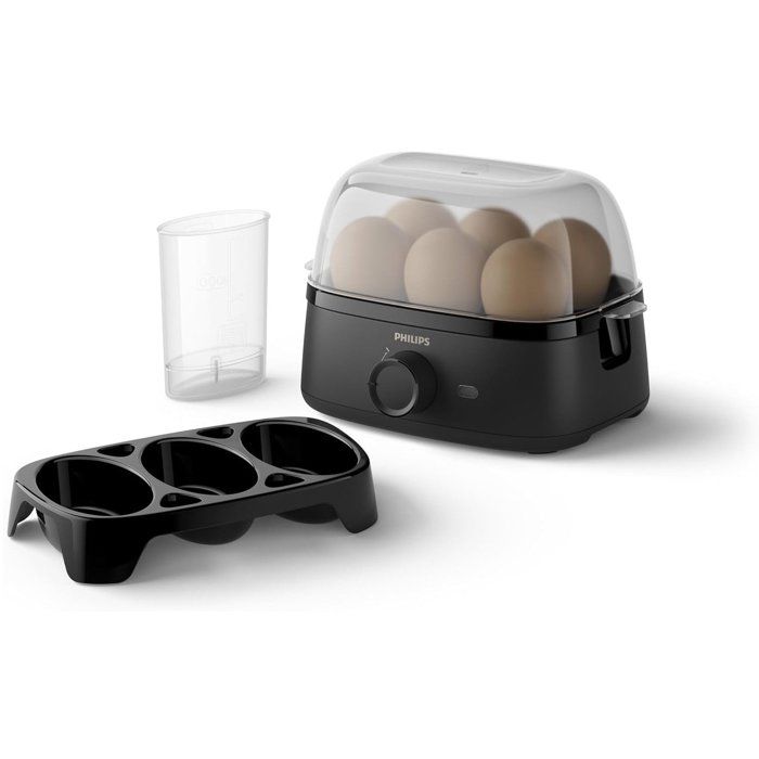 Electric egg cooker - PHILIPS - HD9137/90 - 6 eggs - 400 W