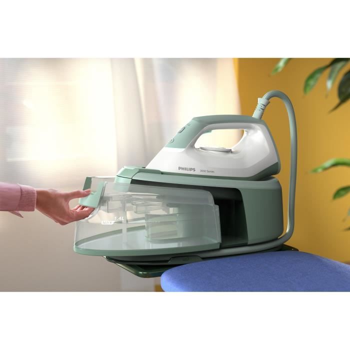 PHILIPS PSG3010/70 Steam Generator - Compact and practical - 1.2L water tank - Pressing effect - Intelligent anti-scale system