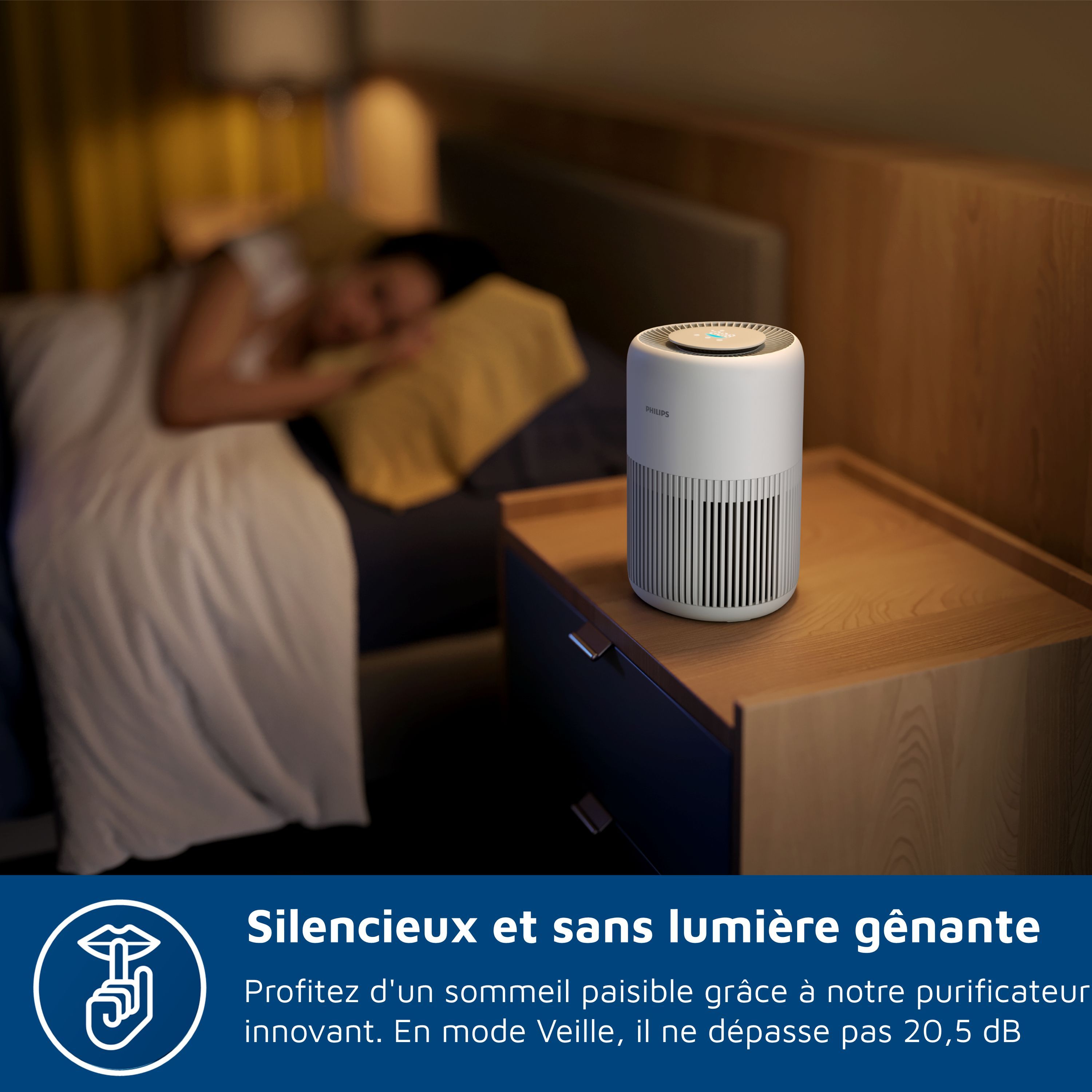 Air Purifier - PHILIPS - AC0920/10 - 250 m³/h - 65 m² - White