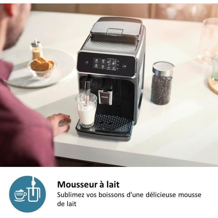 Automatic espresso machine grinder - PHILIPS - EP2225/10 - 1500 W - 275 g of beans - Matt black