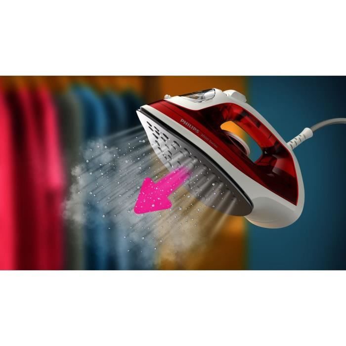 Philips - DST2010/40 Iron Series 2000 - Steam output 25 g/min - 2000 W - Red