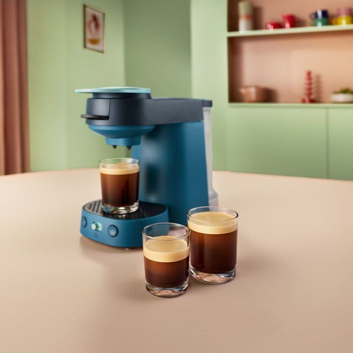 Pod Coffee Maker - PHILIPS SENSEO - CSA225/01 - Vibe Coffee Maker - Teal Blue