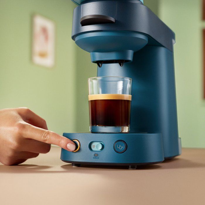 Pod Coffee Maker - PHILIPS SENSEO - CSA225/01 - Vibe Coffee Maker - Teal Blue