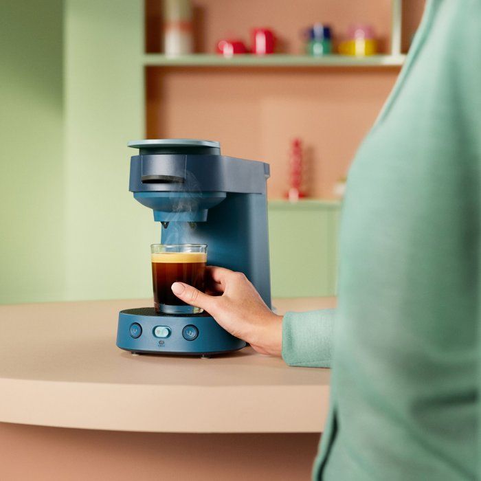 Pod Coffee Maker - PHILIPS SENSEO - CSA225/01 - Vibe Coffee Maker - Teal Blue