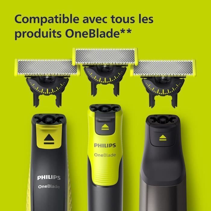 Shaver head - PHILIPS One Blade - Pack of 4 replacement blades 360  QP440/50