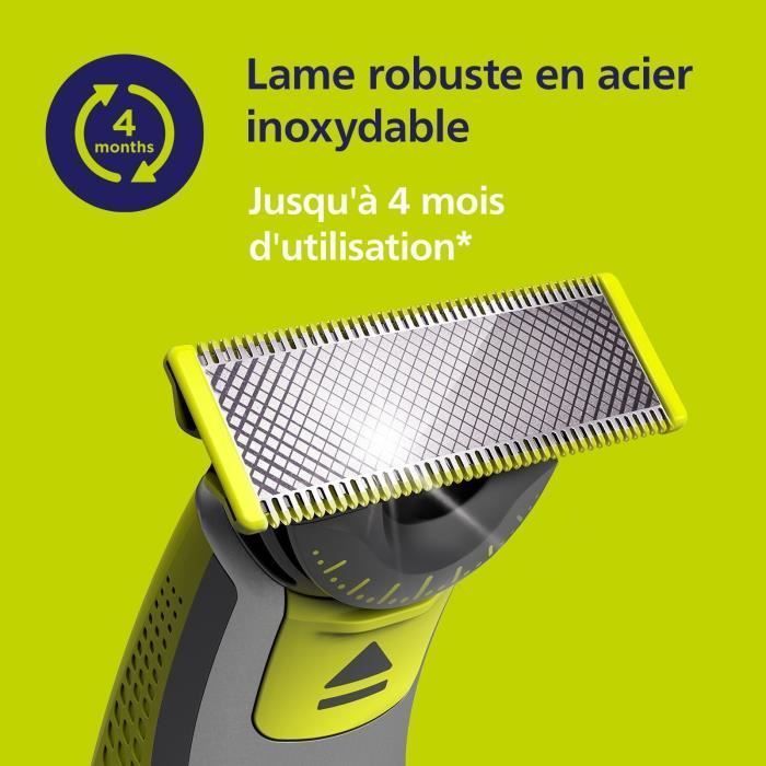 Shaver head - PHILIPS One Blade - Pack of 4 replacement blades 360  QP440/50