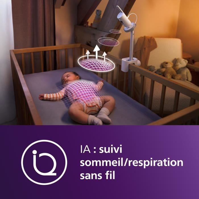Video baby monitor - PHILIPS AVENT - Premium connected - SCD971/26