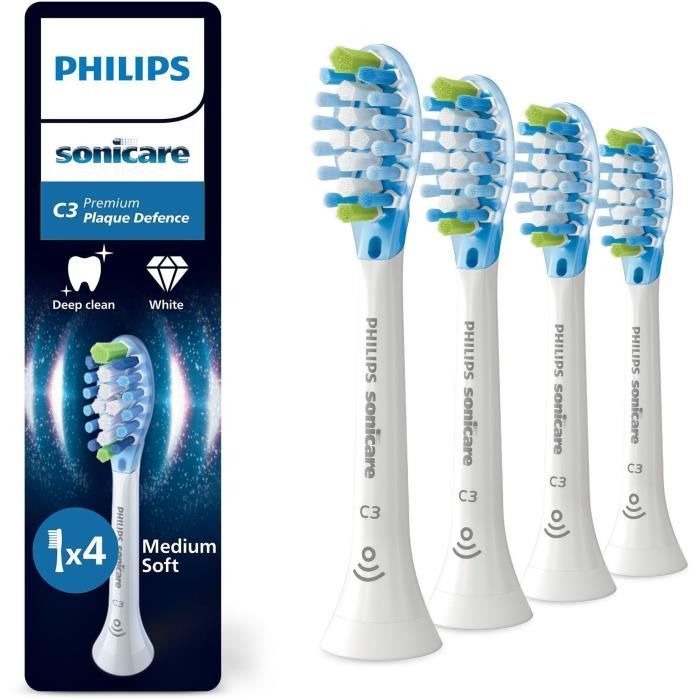 Pack of 4 brush heads - PHILIPS - HX9044/87 - C3 white