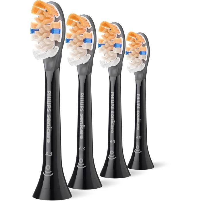 Pack of 4 brush heads - PHILIPS - HX9094/88 - A3 black