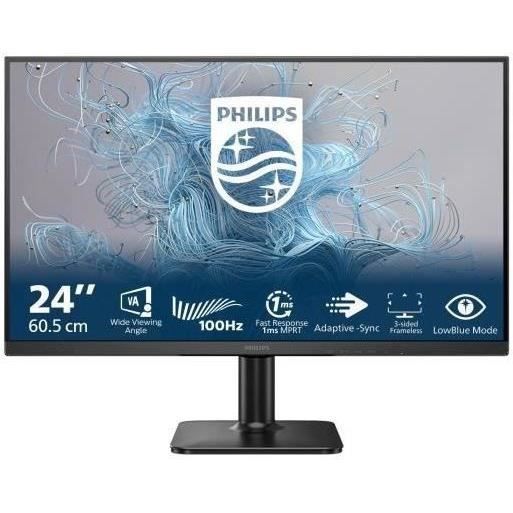 PC monitor - Philips - 24E2N1100LB - 24 FHD - VA - 1ms - 100Hz - Adaptive Sync