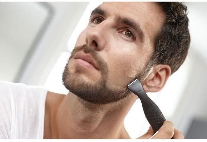 PHILIPS MG1100 / 16 Precision trimmer with 3 beard and mini razor clogs - battery operated