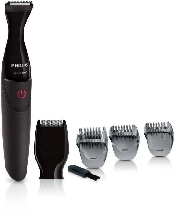 PHILIPS MG1100 / 16 Precision trimmer with 3 beard and mini razor clogs - battery operated