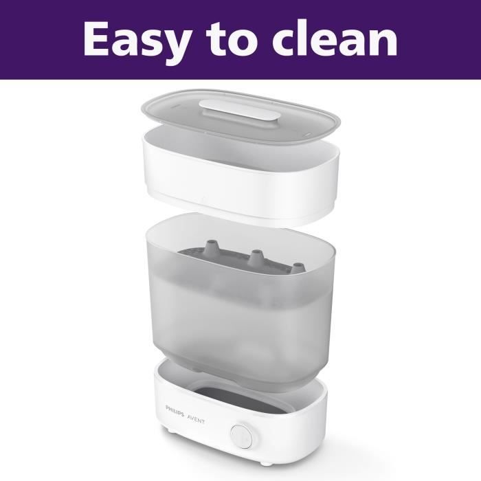 PHILIPS AVENT SCF291 / 00 Electronic 4 in 1 sterilizer + Dish basket - White