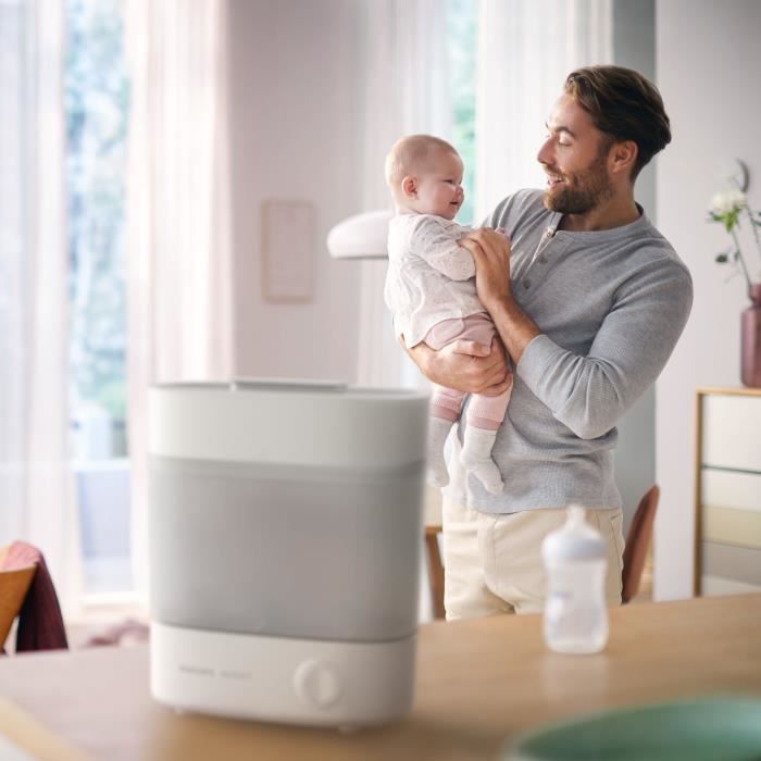 PHILIPS AVENT SCF291 / 00 Electronic 4 in 1 sterilizer + Dish basket - White