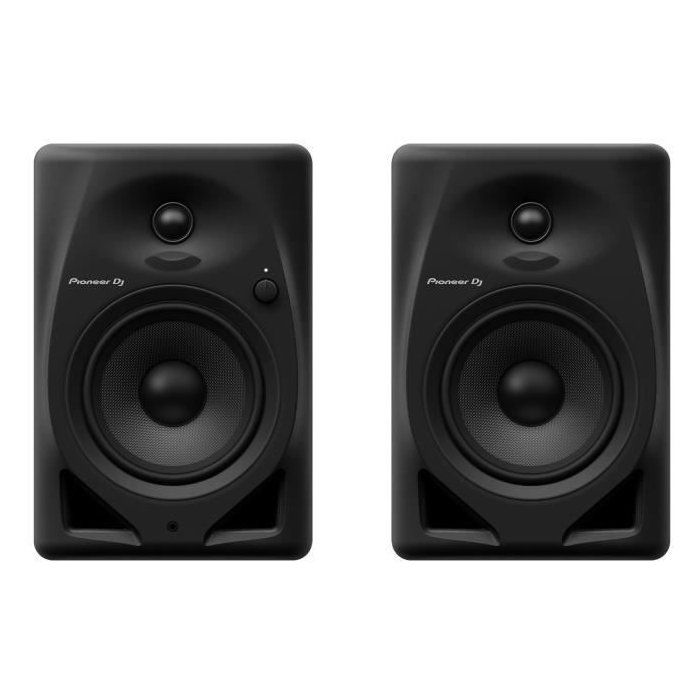 Pair of Pioneer DJ DM-50D monitoring speakers - Bass Reflex - 2x25W - DJ or Production mode - Black
