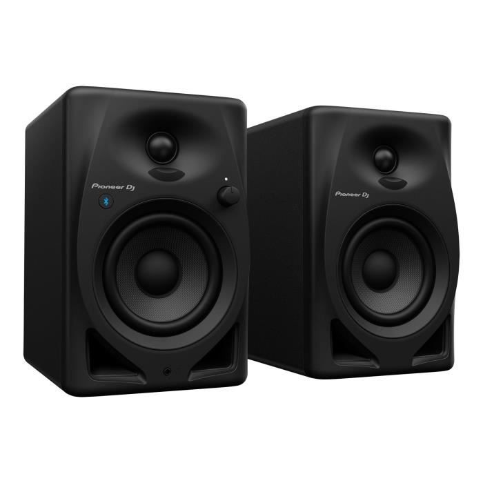 Pair of Pioneer DJ DM-40D-BT monitoring speakers - Bluetooth - Bass Reflex - 2x19W - DJ or Production mode - Black