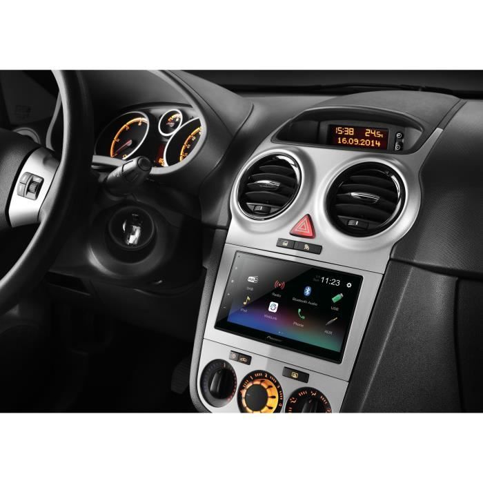 Autradio - Pioneer - DMH -A340DABDAB - USB - 2 DIN - screen 6.8 capacitive type flat - Bluetooth - DAB+