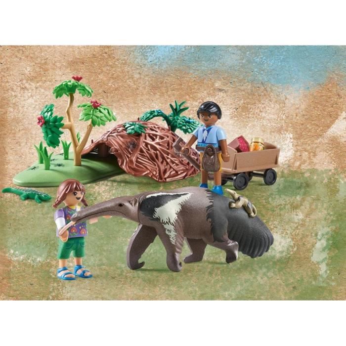 PLAYMOBIL - 71012 - Wiltopia - Anteaters - 39 pieces - Toy for children aged 4 and up