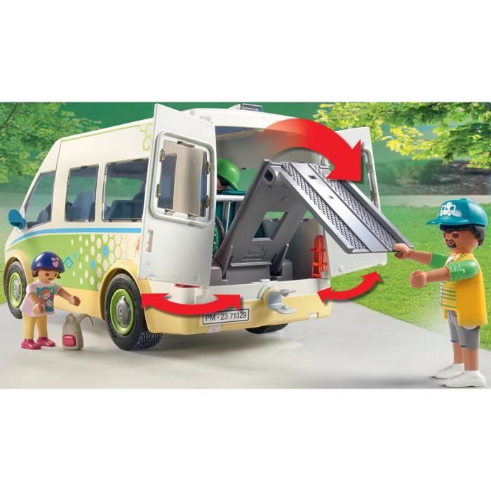 PLAYMOBIL 71329 School bus - City Life - School - Love to learn School world